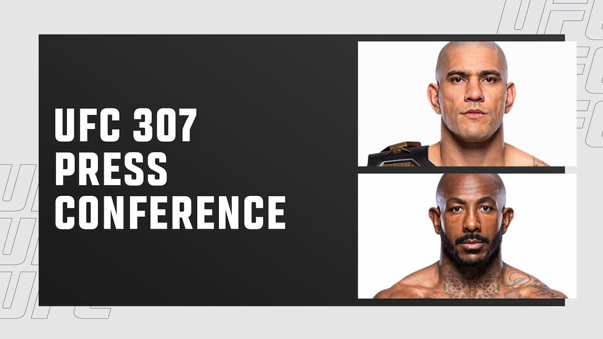 UFC 307 press conference video