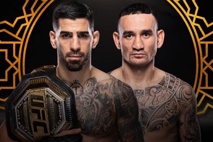 UFC 308: Topuria vs Holloway airs live from Etihad Arena in Abu Dhabi, UAE