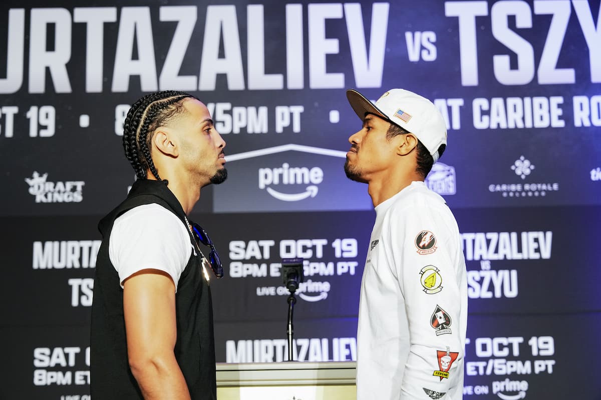 Yoenis Tellez and Johan Gonzalez come face to face