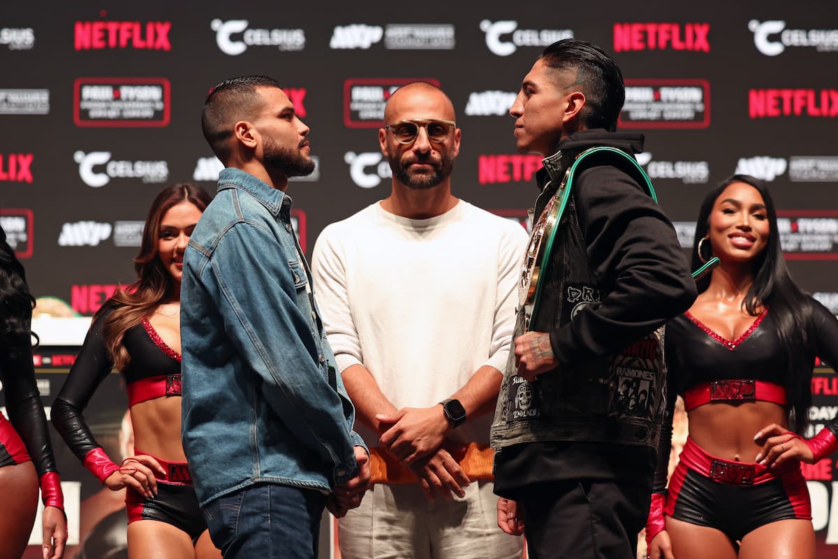 Mario Barrios and Abel Ramos go face to face