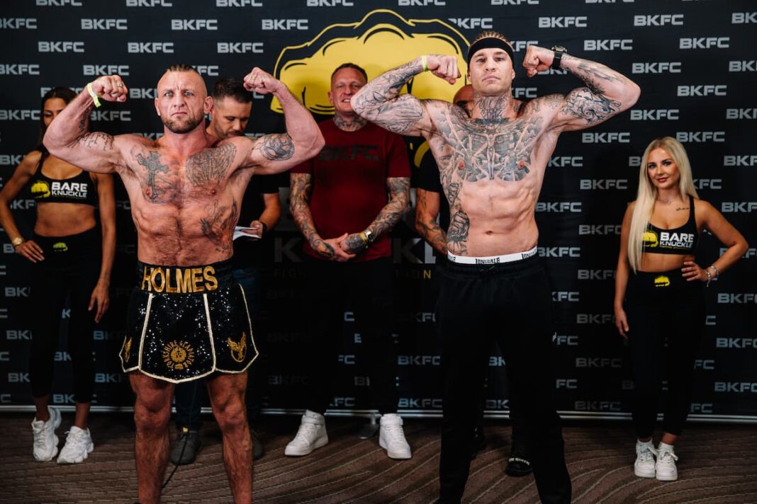 BKFC 68 Weigh-in Photos: Anthony Faulkner Vs Dawid Oskar Official In ...