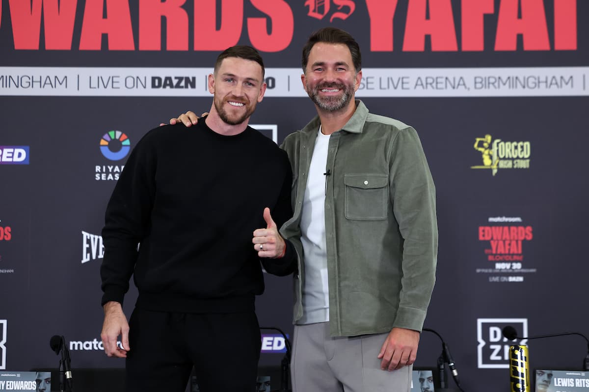 Callum Smith and Eddie Hearn