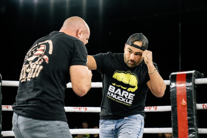 Eddie Alvarez during BKFC Tryouts in Philadelphia