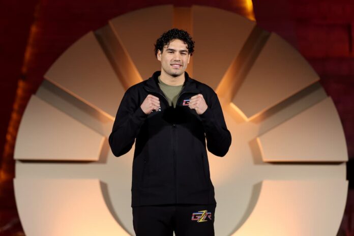 Gilberto Zurdo Ramirez at Latino Night Grand Arrivals ahead of his fight against Chris Billam-Smith