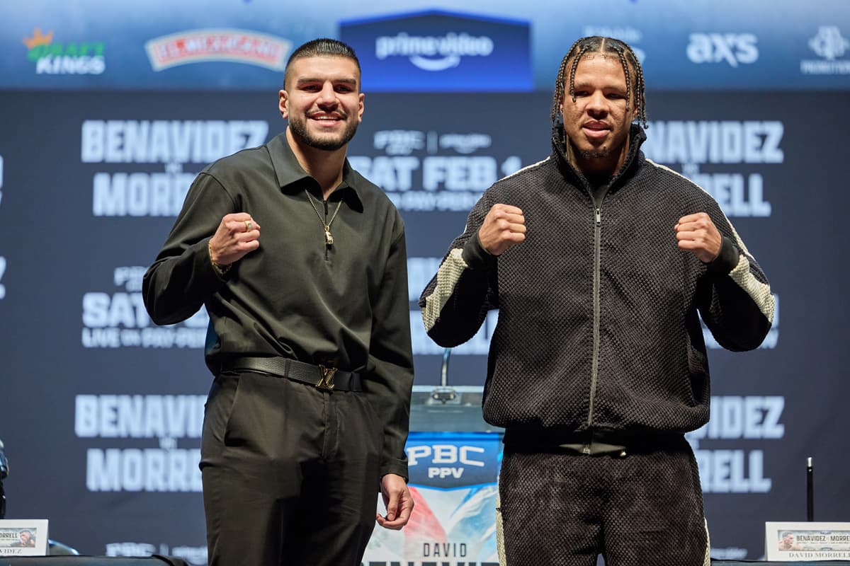 Jesus Ramos and Jeison Rosario pose at the press conference