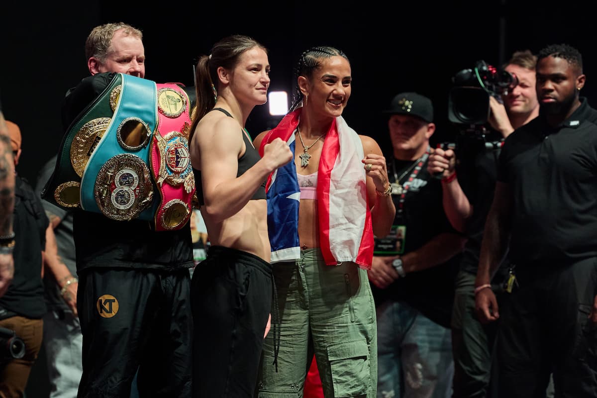 Katie Taylor and Amanda Serrano