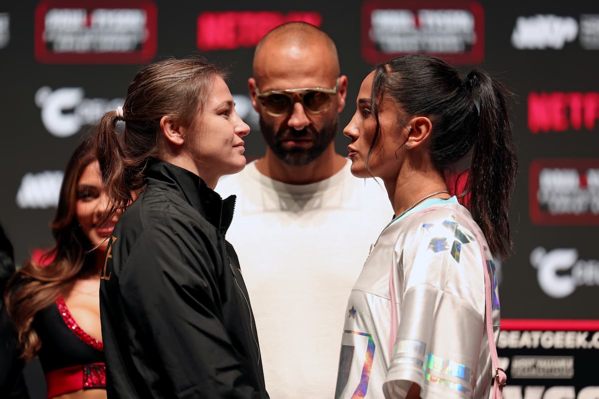 Katie Taylor and Amanda Serrano come face to face