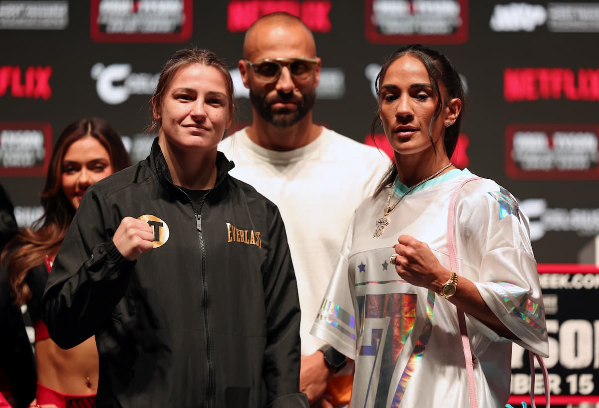 Katie Taylor and Amanda Serrano