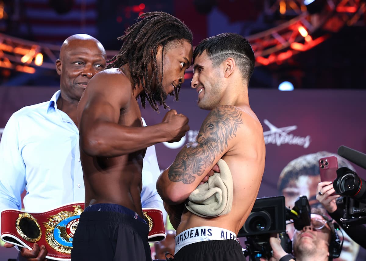 Keyshawn Davis and Gustavo Daniel Lemos go face to face