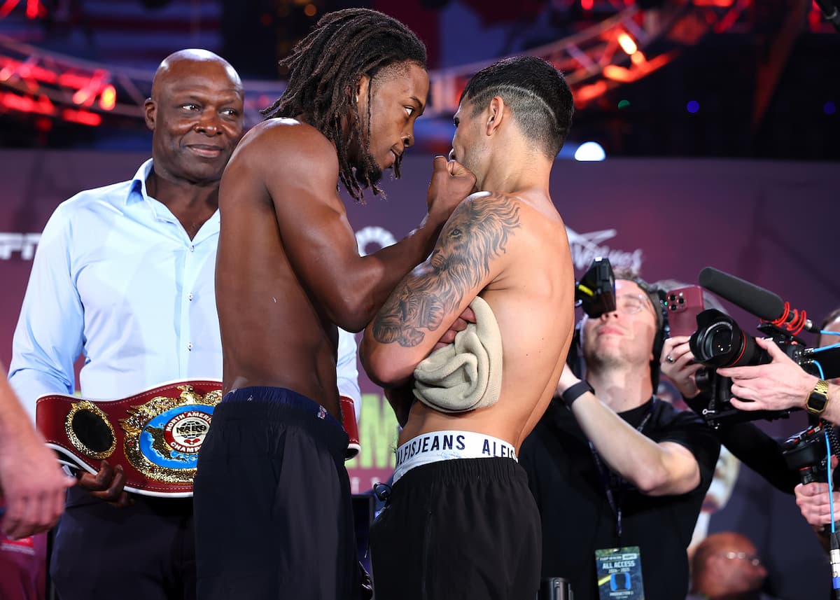 Keyshawn Davis and Gustavo Daniel Lemos go face to face