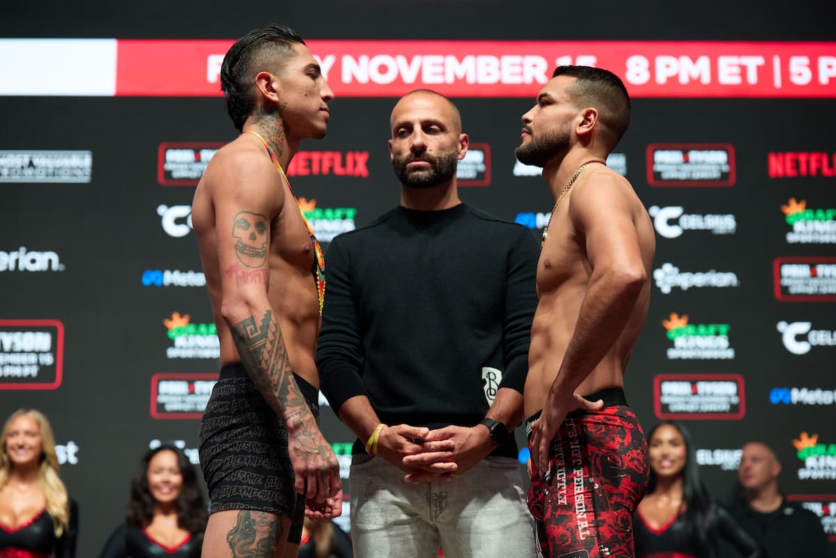 Mario Barrios and Abel Ramos go face to face