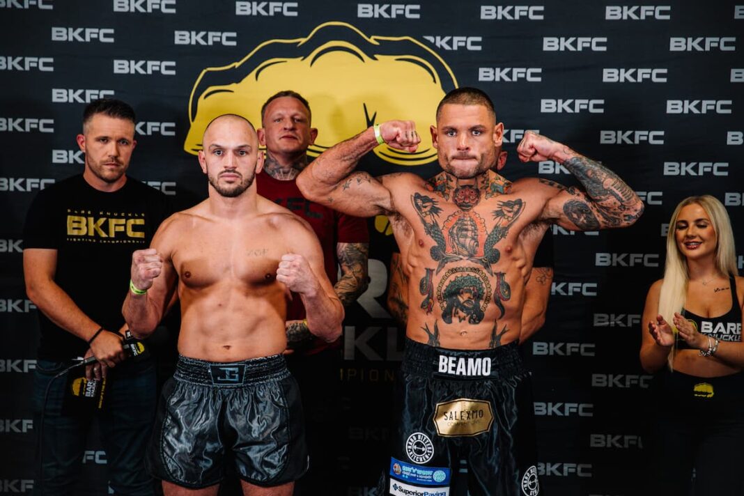 BKFC 68 Weigh-in Photos: Anthony Faulkner Vs Dawid Oskar Official In ...