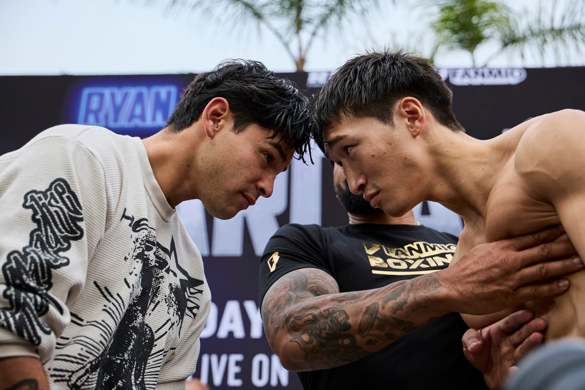 Ryan Garcia and Rukiya Anpo go head-to-head