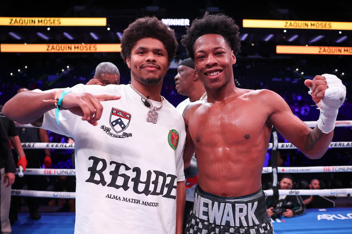 Shakur Stevenson and Zaquin Moses