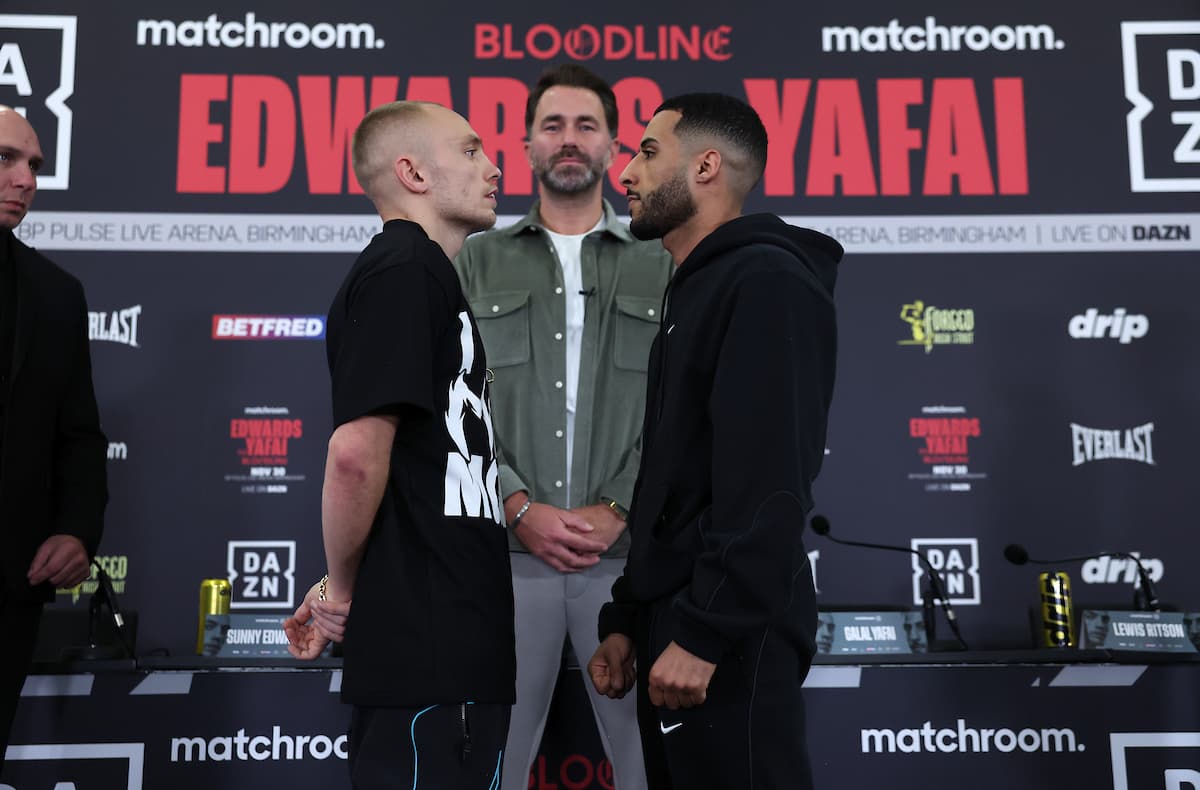 Sunny Edwards and Galal Yafai come face to face