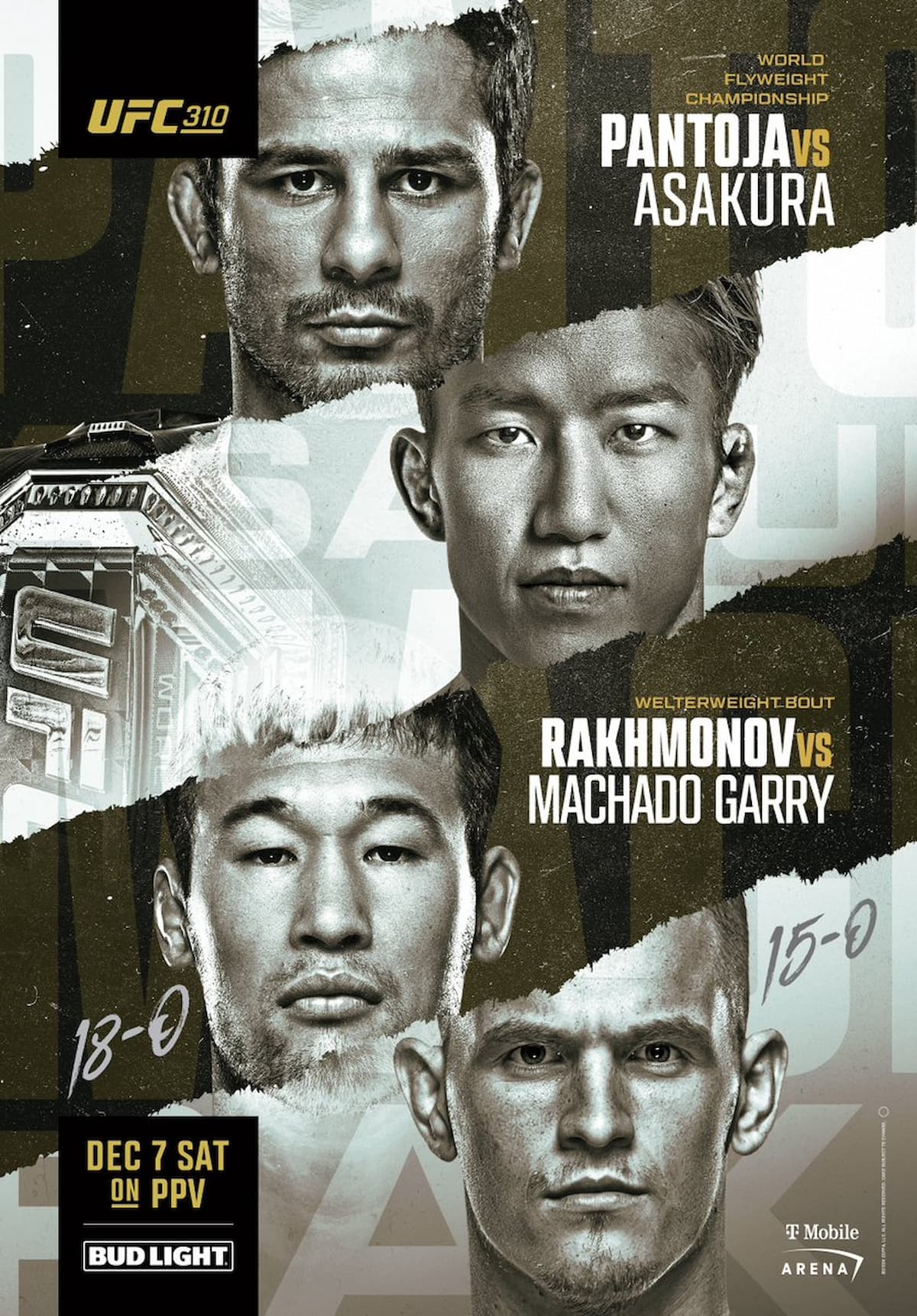 UFC 310 poster