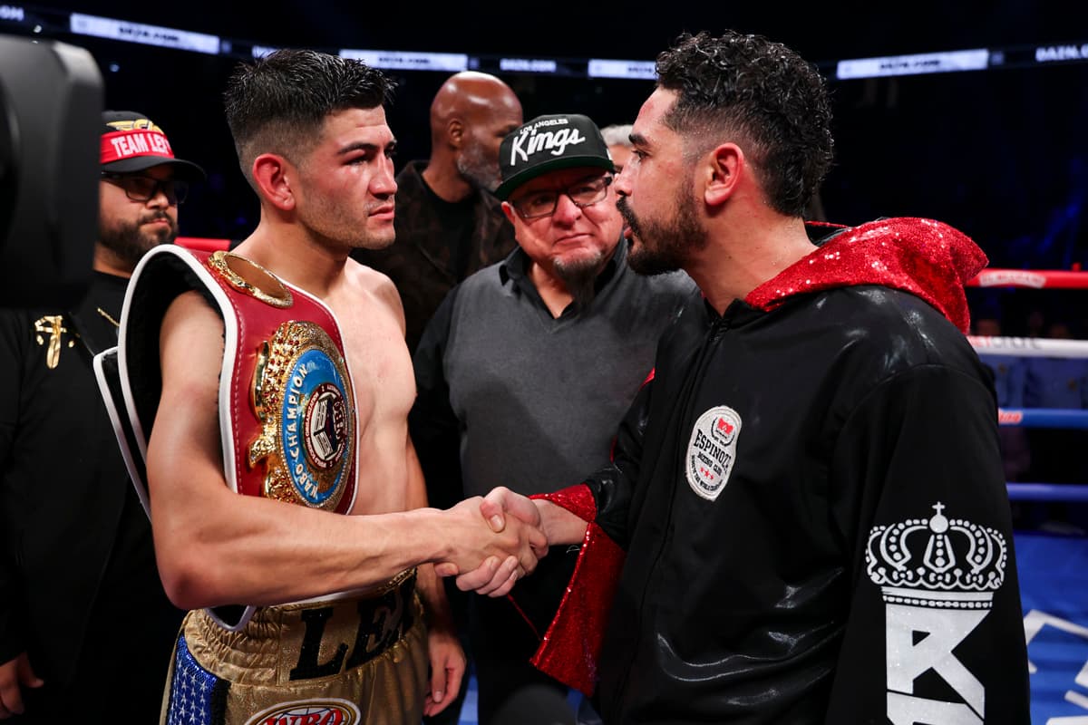 Alexis Rocha and Raul Curiel after their fight