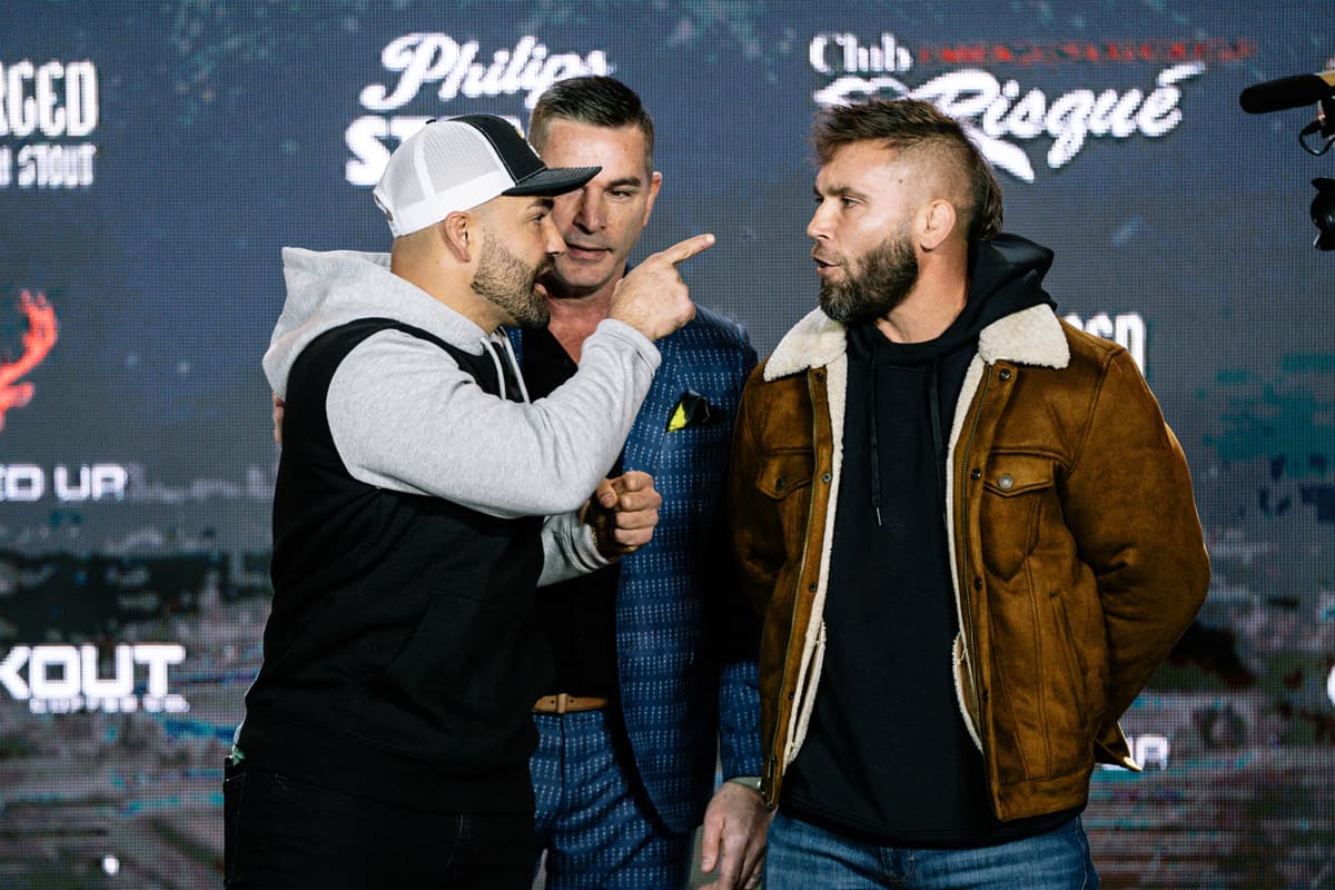 Eddie Alvarez and Jeremy Stephens go face-to-face