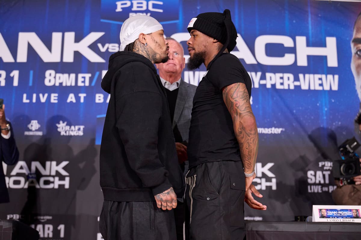 Gervonta Davis and Lamont Roach Jr come face-to-face