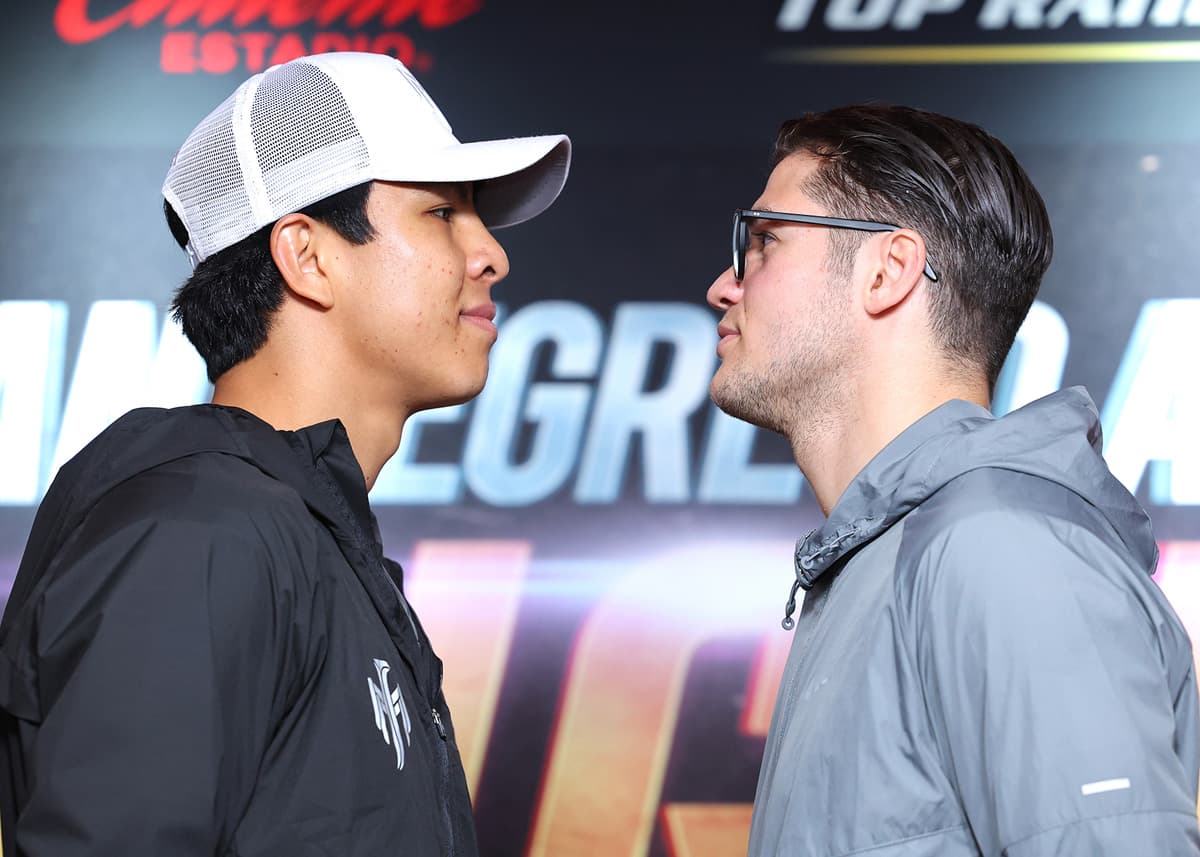 Jaime Munguia and Bruno Surace come face to face