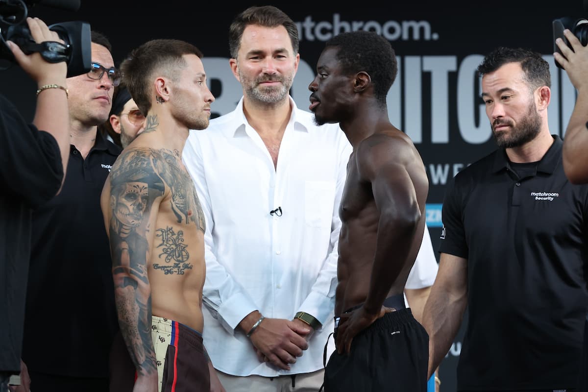 Liam Paro and Richardson Hitchins come face to face