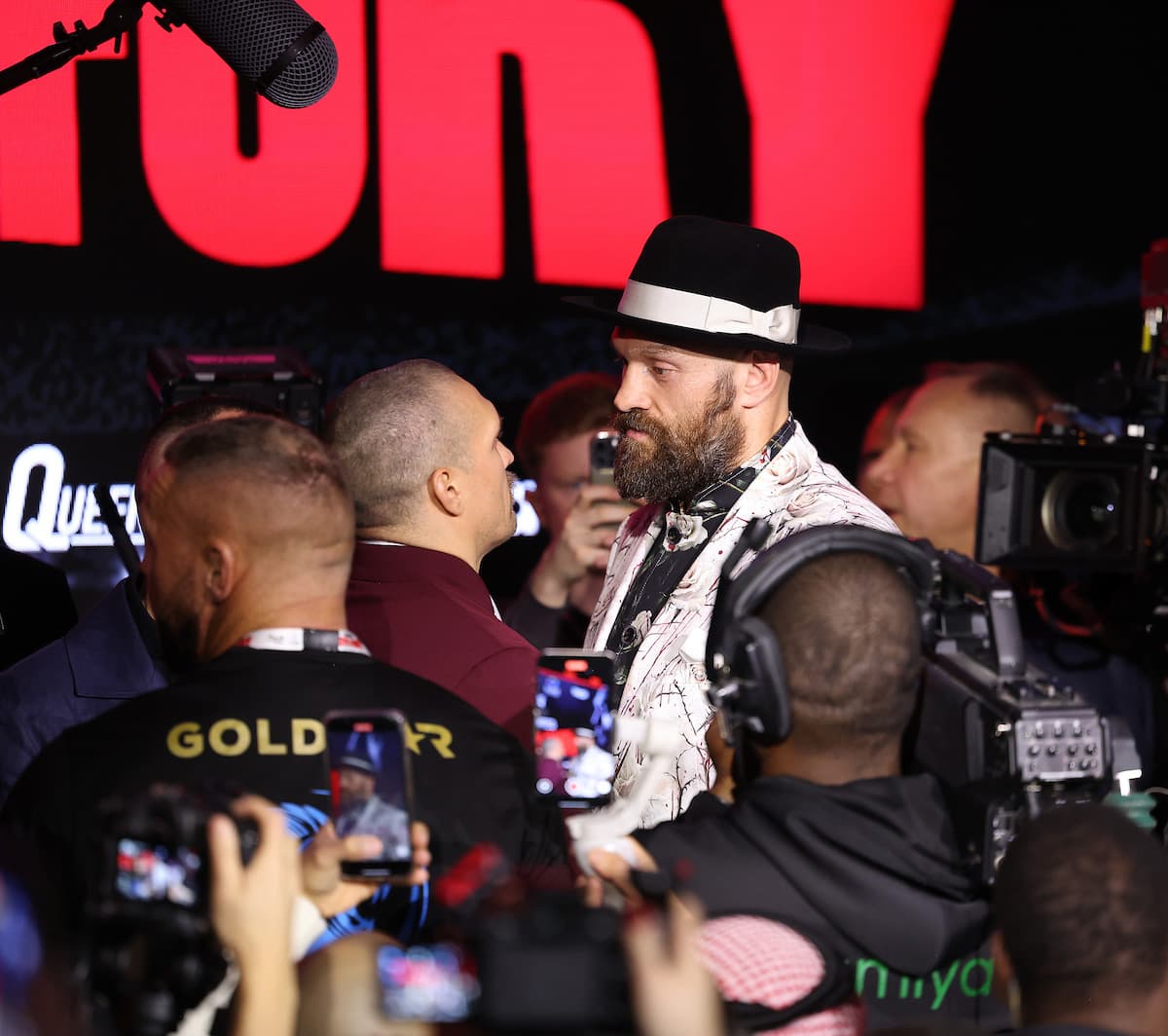 Oleksandr Usyk and Tyson Fury