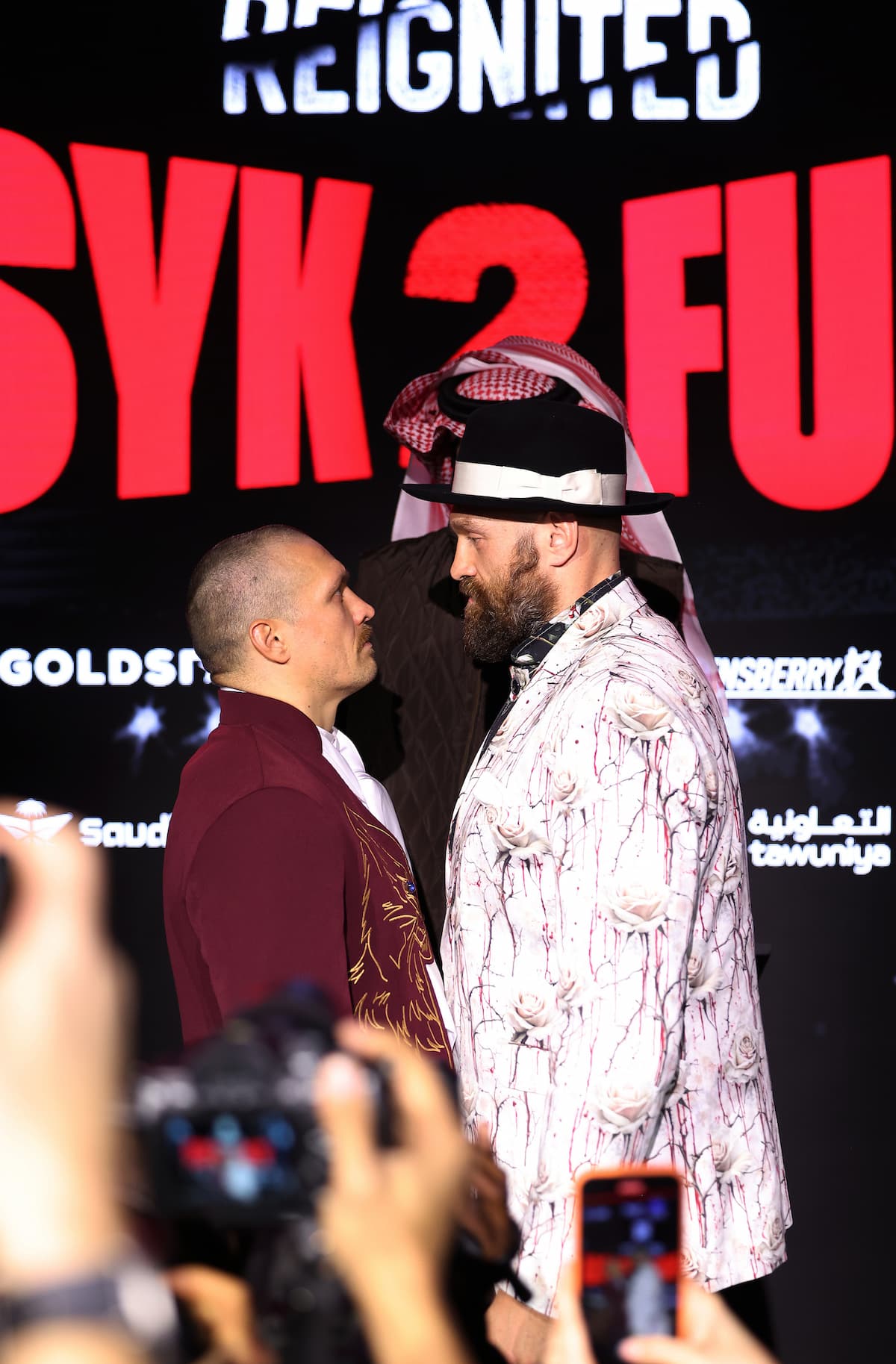 Oleksandr Usyk and Tyson Fury