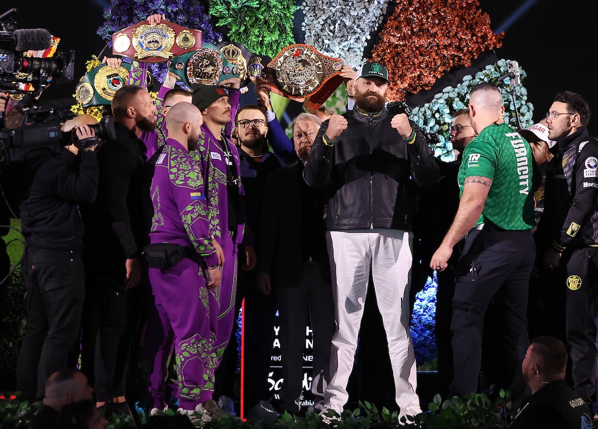 Oleksandr Usyk and Tyson Fury