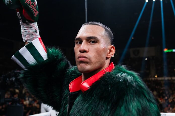 Phoenix boxer David Benavidez enters the ring for his next fight