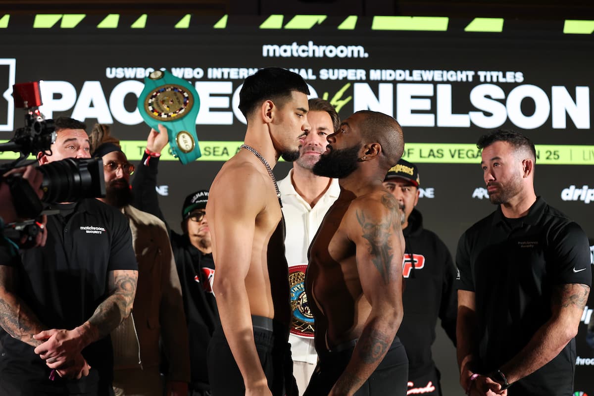 Diego Pacheco and Steven Nelson come face to face