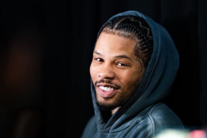 Boxer Gervonta Davis wearing a hoody