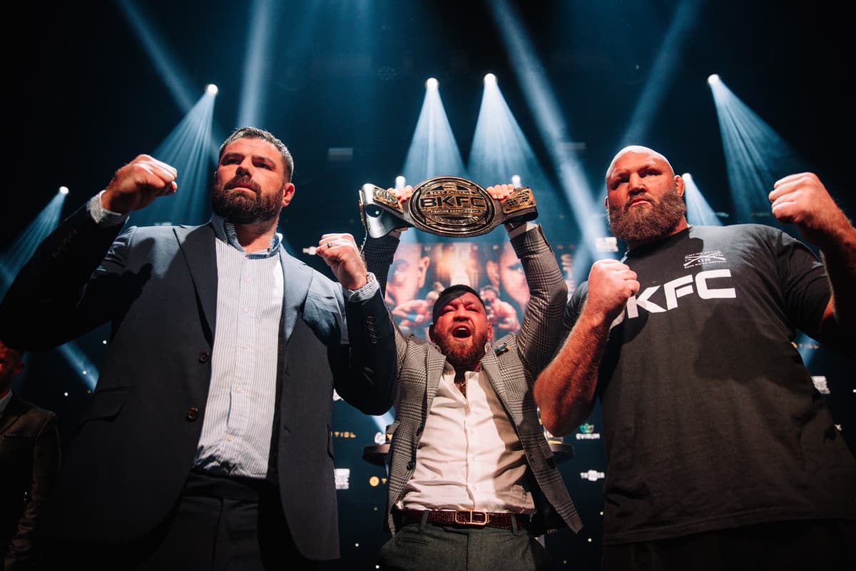 Mick Terrill, Conor McGregor and Ben Rothwell