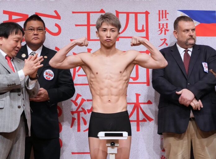 Naoya Inoue weighs-in for his next fight