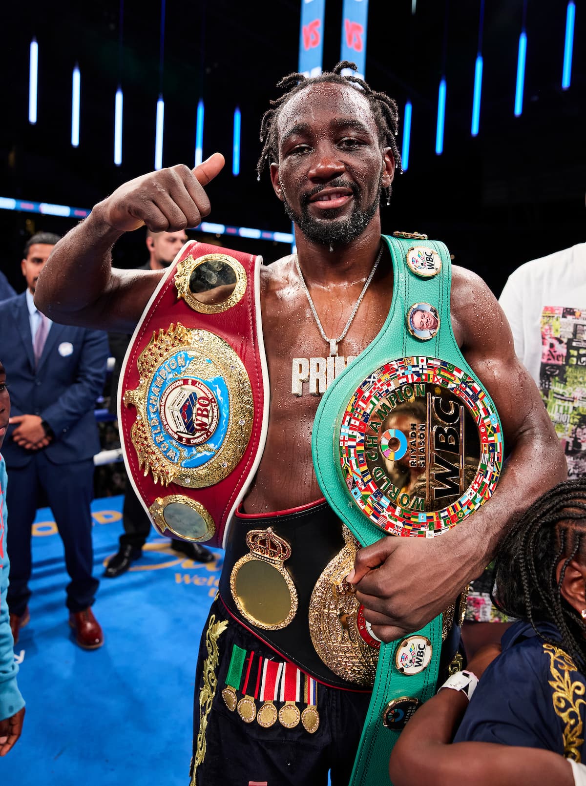 Terence Crawford after his fight against Israil Madrimov