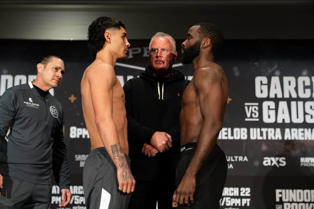 Elijah Garcia and Terrell Gausha come face-to-face