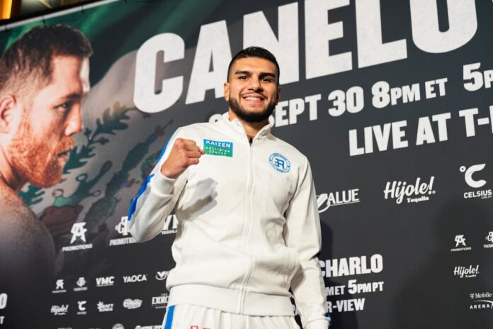 Jesus Ramos poses during Grand Arrivals for his boxing fight