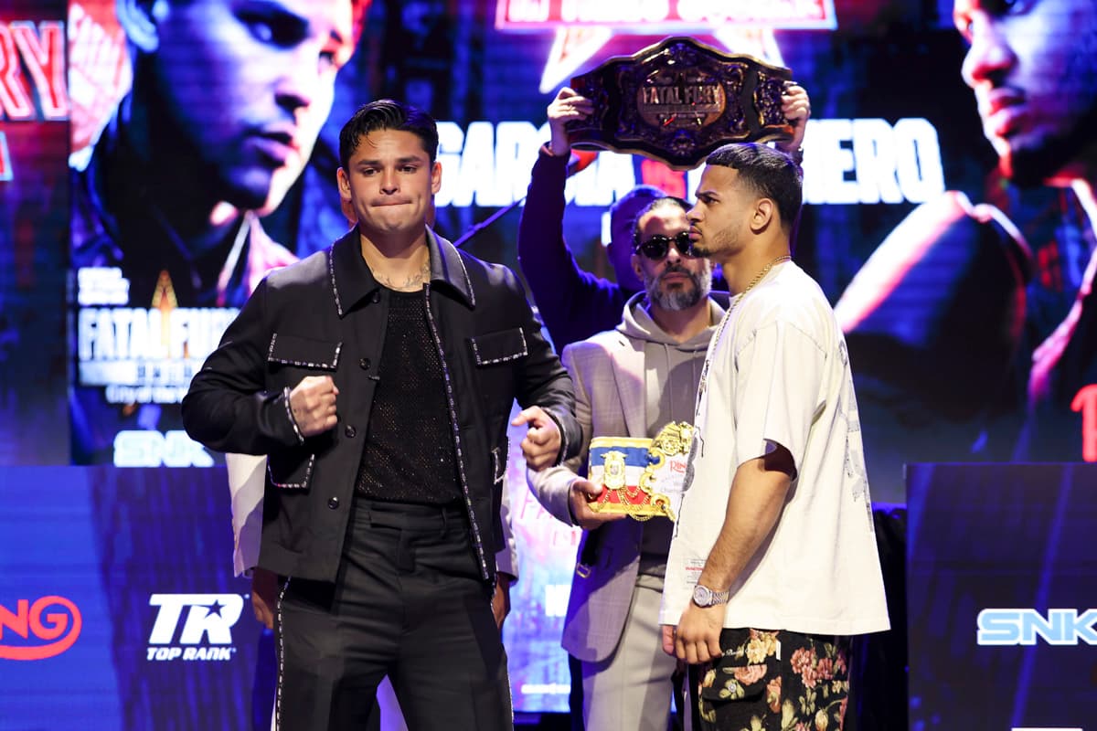 Ryan Garcia and Rolando Romero