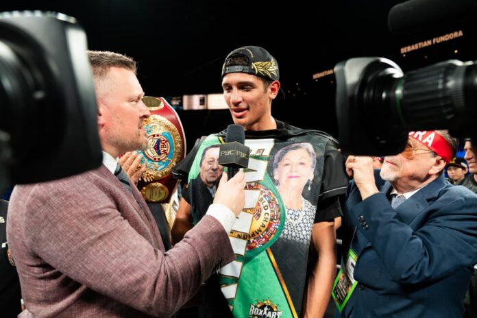 Sebastian Fundora after his victory over Chordale Booker